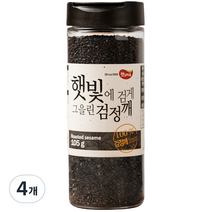 햇님마을 햇빛에 검게 그을린 검정깨, 105g, 4개