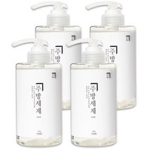 살림백서 주방세제 청귤향, 500ml, 4개