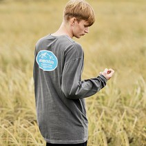 플루크 오우벌 마운틴 그래픽 피그먼트 롱슬리브 긴팔티셔츠 FLT703