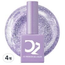 오즈네일 프리미엄 젤 컬러 10g, 20 판타지 퍼플, 4개