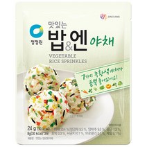 청정원 맛있는밥&엔 야채, 24g, 1개