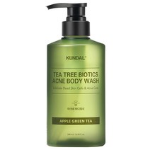쿤달 등드름 여드름 완화 아크네 바디워시 애플그린티향, 500ml, 1개