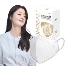 아임리얼 클래시 플러스마스크 KF94 화이트 중형, 30매입, 1개