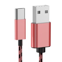 누아트 5Pin 마이크로 충전 케이블 3m, 레드, 1개