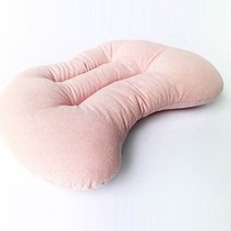 코튼샤워 마시멜로 애착 아기 배게, 인디핑크