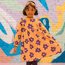 오즈키즈 여아용 버터플라워 원피스 + 헤어밴드 세트