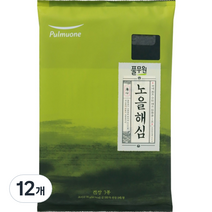 풀무원 노을해심 구운김 5매입, 12개, 10g
