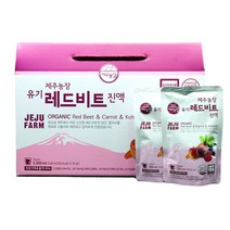 제주농장 유기 레드비트 진액, 100ml, 30개입