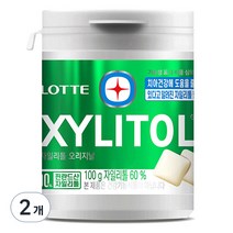 자일리톨 껌 오리지날 용기, 100g, 2개
