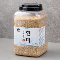 엉클탁 2021년 햇곡 씻어나온 현미, 4kg, 1통