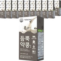 유기농마루 듬뿍약콩두유, 190ml, 32개