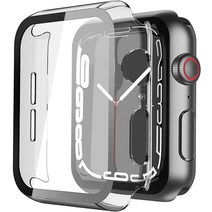 이츠라이프 9H 강화유리 풀커버 케이스, 투명