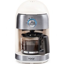 [커피압축기] 보아르 가정용 레스트 써클 커피메이커, VCM-003WH