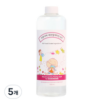 샤본다마 내추럴세탁린싱제, 1L, 5개