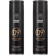 미쟝센 파워스윙 슈퍼 스트롱 스프레이 9, 200ml, 2개