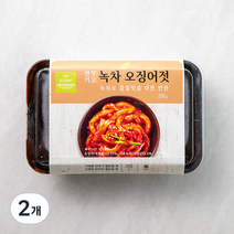 엠수산 녹차 오징어젓갈, 200g, 2개
