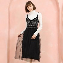 페이퍼먼츠 여성용 트위드 뷔스티에 원피스 13538