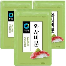 청정원 와사비분, 200g, 3개