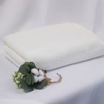 코튼클라우드 프리미엄 호텔용 바스타월 450g 30수 면사, 화이트, 1개