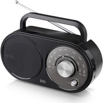[bz-r370라디오브리츠] 브리츠 아날로그 레트로 휴대용 FM AM 라디오 플레이어, BZ-R370, 혼합 색상