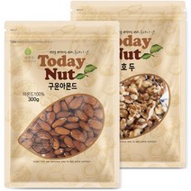 투데이넛 구운아몬드 300g + 호두 250g, 1세트