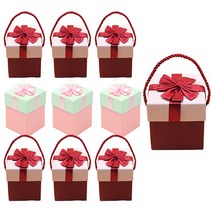 ABM 꽃리본 선물상자 10 x 10 cm 랜덤발송 10P, 10개