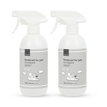 뽀숑 반려동물 탈취제 순수한 무향, 500ml, 2개