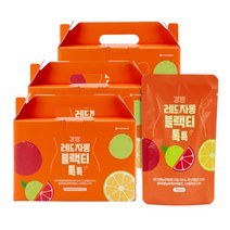 경방 레드자몽 블랙티 톡톡 디톡스 음료, 60개, 100ml