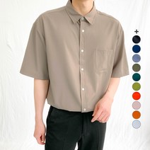 제이에이치스타일 남성용 아이스 반팔 셔츠 JMROK008