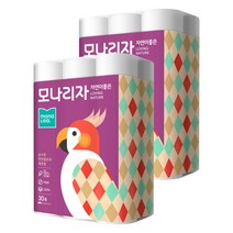 모나리자 천연펄프 자연이 좋은 3겹 화장지 30m, 30롤, 2팩