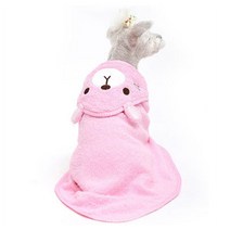 펫스타일 애니멀 팜 타올/가운, 핑크 토키, L