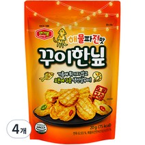 머거본 해물파전맛 꾸이한닢, 20g, 4개