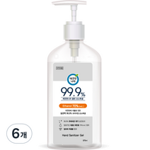 깨끗한나라 클린 손소독겔, 6개, 575ml