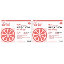 동화약품 메가 비타민C 3000 아스코르빈산 90p, 270g, 2개