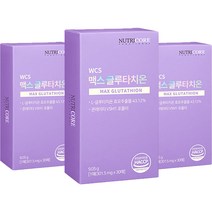 뉴트리코어 WCS 맥스 글루타치온, 9.05g, 3개