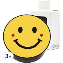 벨르아망 볼터치 스마일 차량용 방향제, 3개, 볼터치 플라윗
