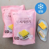 창억떡 무지개설기 10입 (냉동), 500g, 2팩