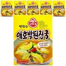 오뚜기 맛있는 애호박 된장국, 36g, 6개
