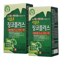 일양약품 서클존 징코플러스 60정 x 4박스 8개월분, 4개, 30g