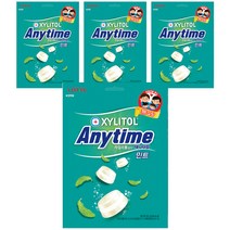 롯데 애니타임 민트 캔디, 185g, 4개