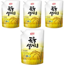 트리오 곡물설거지 우리현미 주방세제, 1.2L, 4개