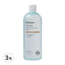 닥터스 히알시카 토탈 모이스처 10D 토너, 3개, 500ml
