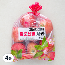 고산지 재배 당도선별 사과, 1.5kg, 4봉