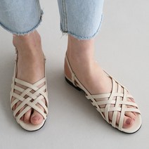 단골언니 여성용 짜임패턴 시원한 여름 스트랩 도브 샌들