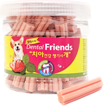 댕댕스타 덴탈프랜즈 강아지 껌, 스트로우베리, 300g, 1개