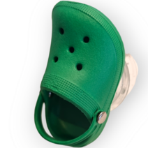 라젠다 귀여운 컬러 슬리퍼 모양 휴대폰 그립톡, 그린, 1개