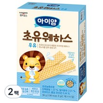 일동후디스 초유웨하스 과자, 36g, 2팩