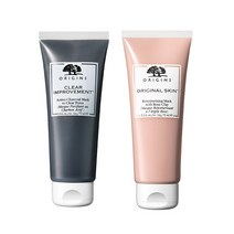오리진스 클리어 임프루부먼트 액티브 차콜 마스크 75ml + 오리지널 스킨 마스크 75ml, 1세트