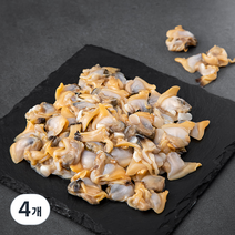 바다자리 국산 생물 바지락살, 300g, 4개