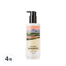 [몽프라]키즈 샴푸(500ml)-플러피파우더, 4개, 500ml